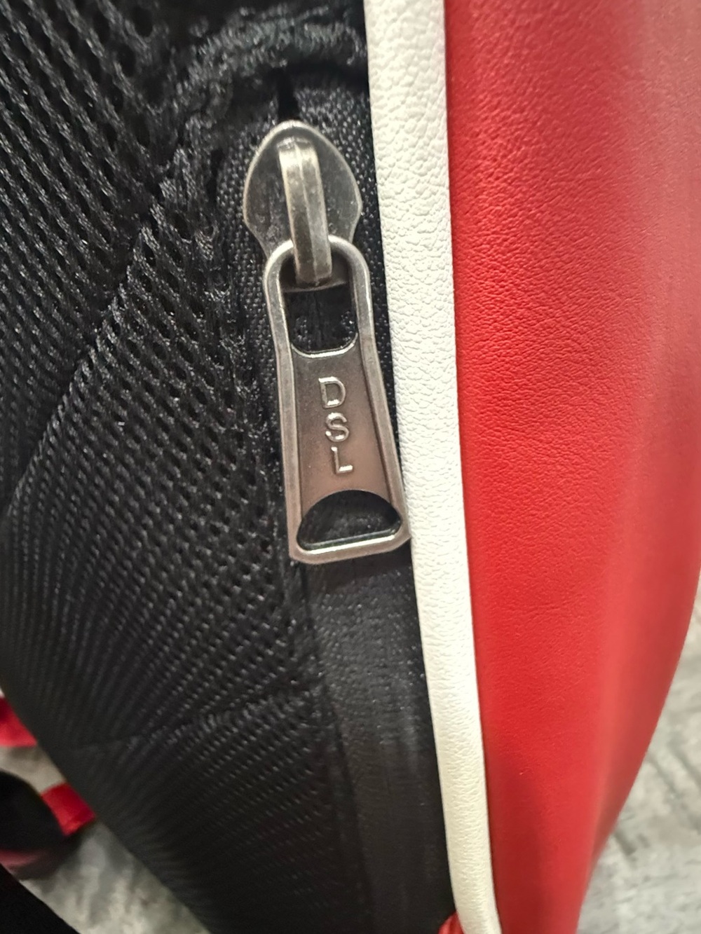 Diesel Red Men’s Backpack with Embossed Logo - Picture 2 of 8